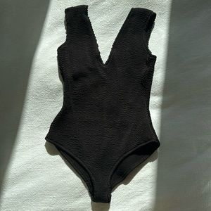 NWT BOTTEGA VENETA Black Swim One Piece